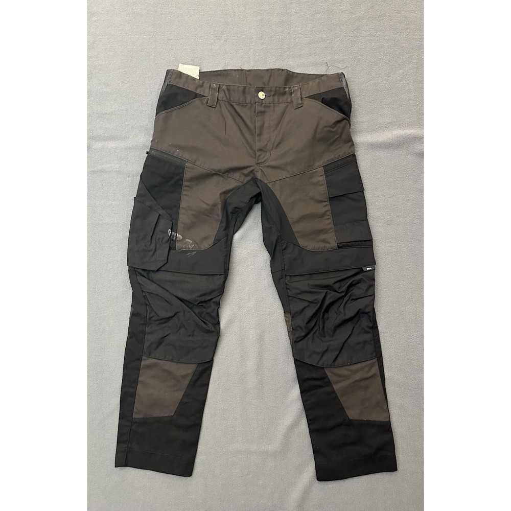 Y2K FHB Florian Mens Technical Work Pants Multi Pocket Cargo Trousers Size 34x30